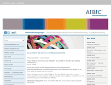Tablet Screenshot of abcgroup.de
