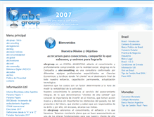 Tablet Screenshot of abcgroup.com.ar